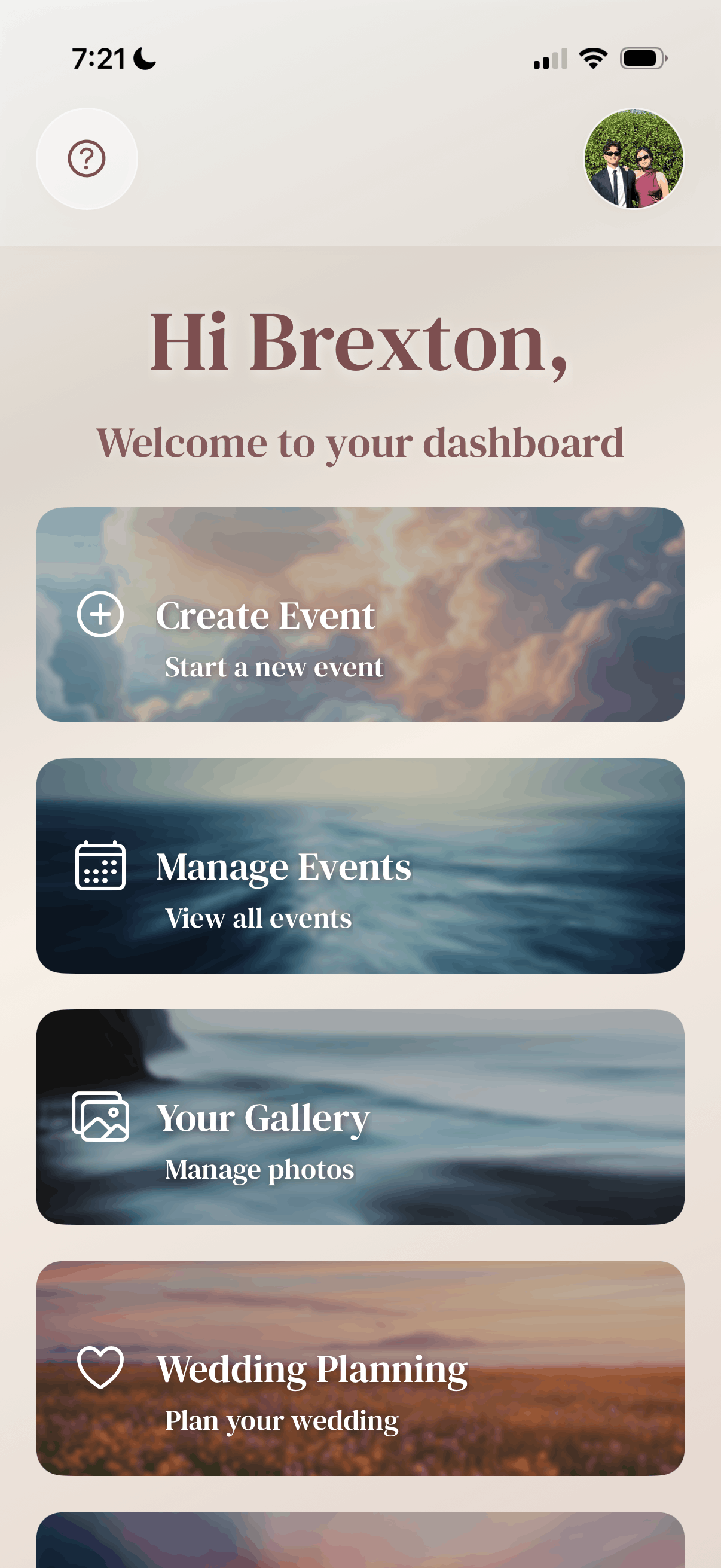 Improvlens photo gallery screenshot